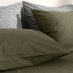 Σετ Σεντόνια με Λάστιχο Cannon Cotton Fresh Solid 100X200+33 Beetle